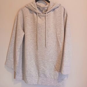 Haltson Studio light gray top with hood